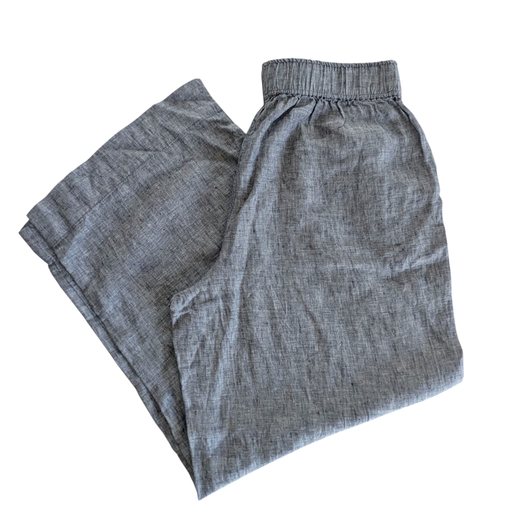 Sigrid Olsen Wide Leg Linen Pants Size Large